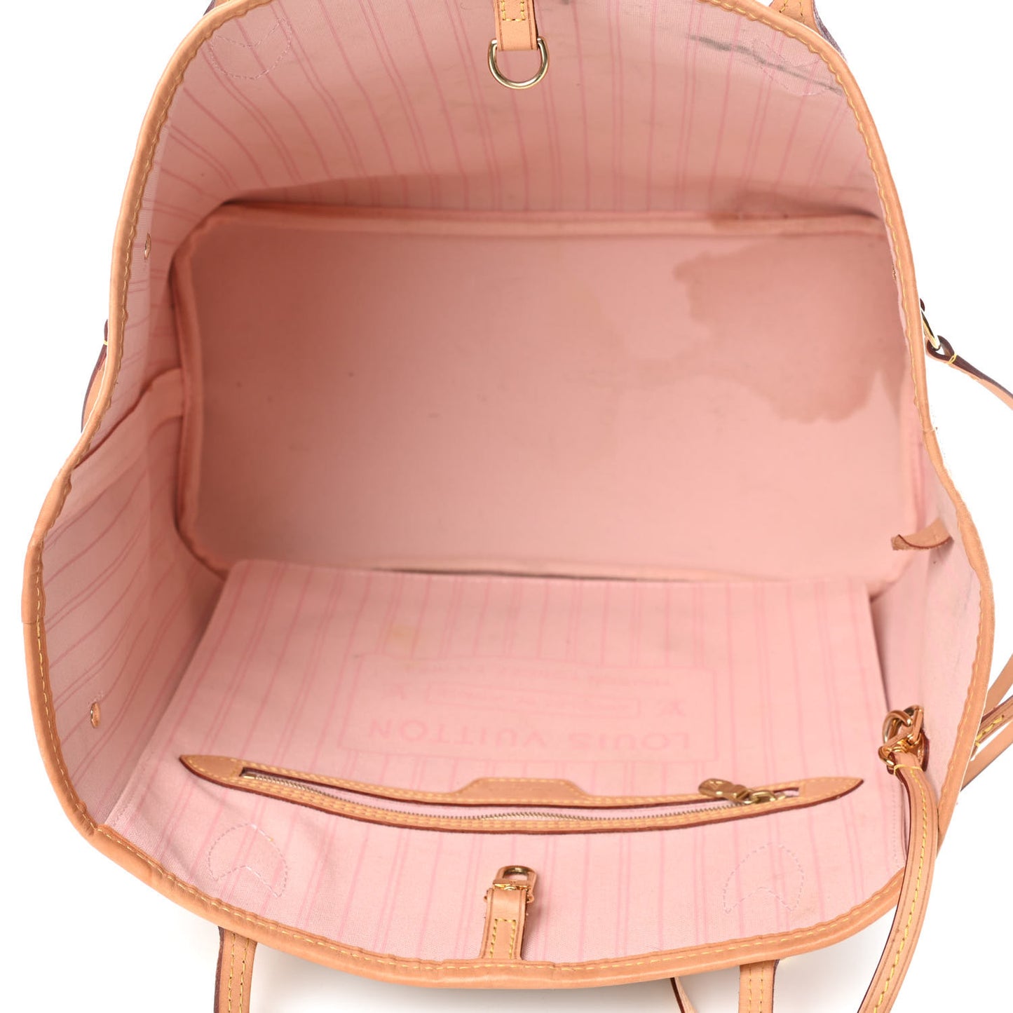 Damier Azur Neo Neverfull MM Rose Ballerine
