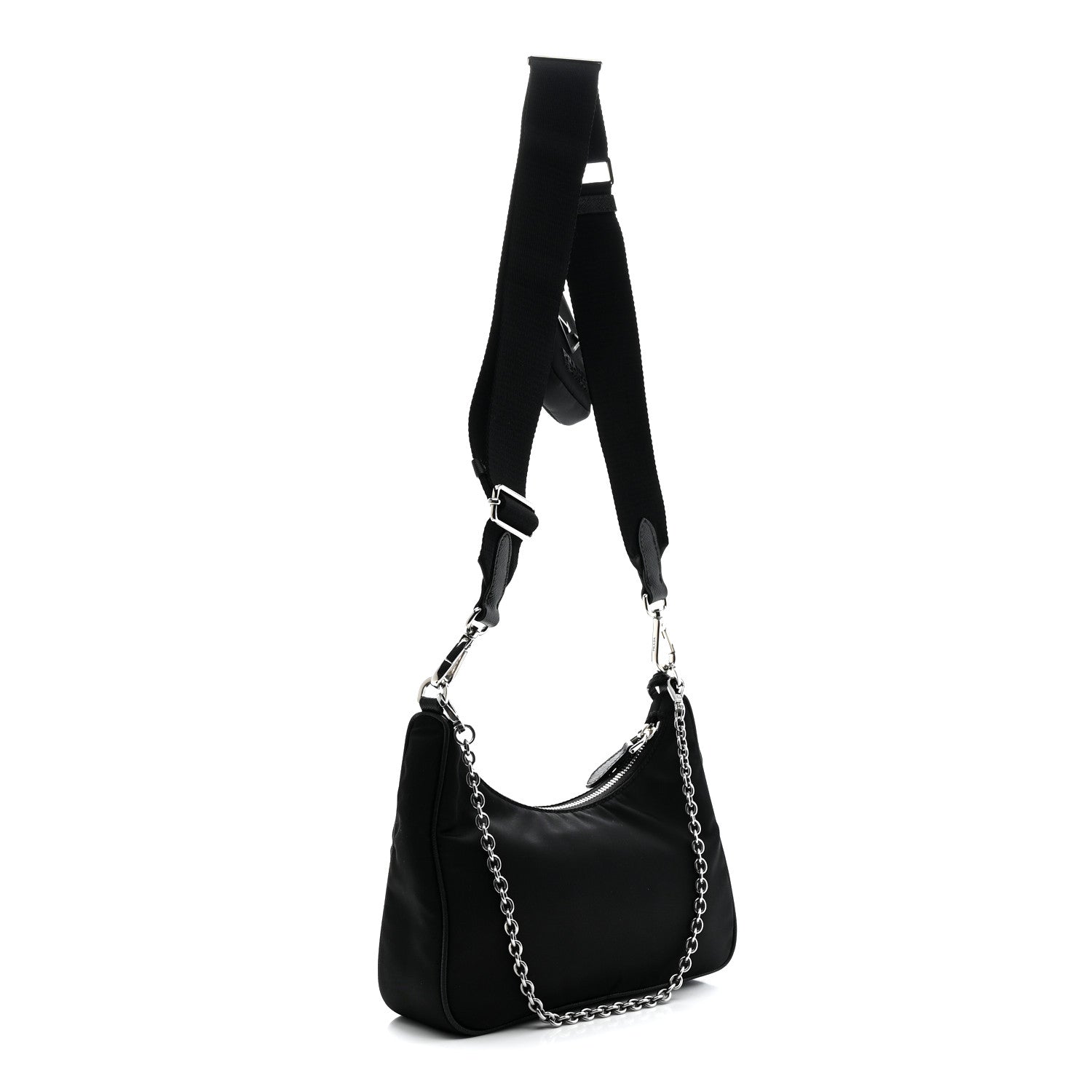 Prada Re-Nylon Saffiano Re-Edition 2005 Shoulder Bag Black 3 of 13