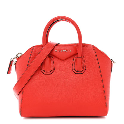 Givenchy Sugar Goatskin Mini Antigona Pop Red 1 of 11
