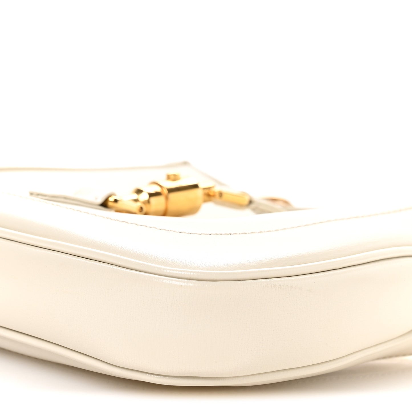 Boarded Dyana Lux Calfskin Mini Jackie 1961 Hobo Mystic White