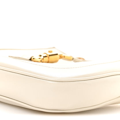 Gucci Boarded Dyana Lux Calfskin Mini Jackie 1961 Hobo Mystic White 10 of 11