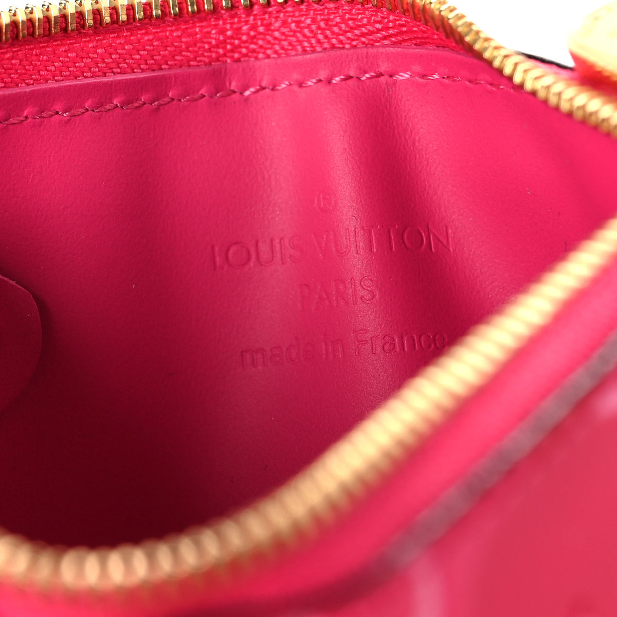 Vernis Valentine Key Pouch Fuchsia