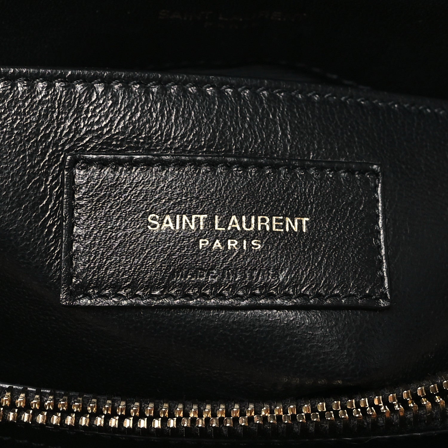 Saint Laurent Suede Calfskin Y Quilted Monogram Small Loulou Chain Satchel Black 6 of 10