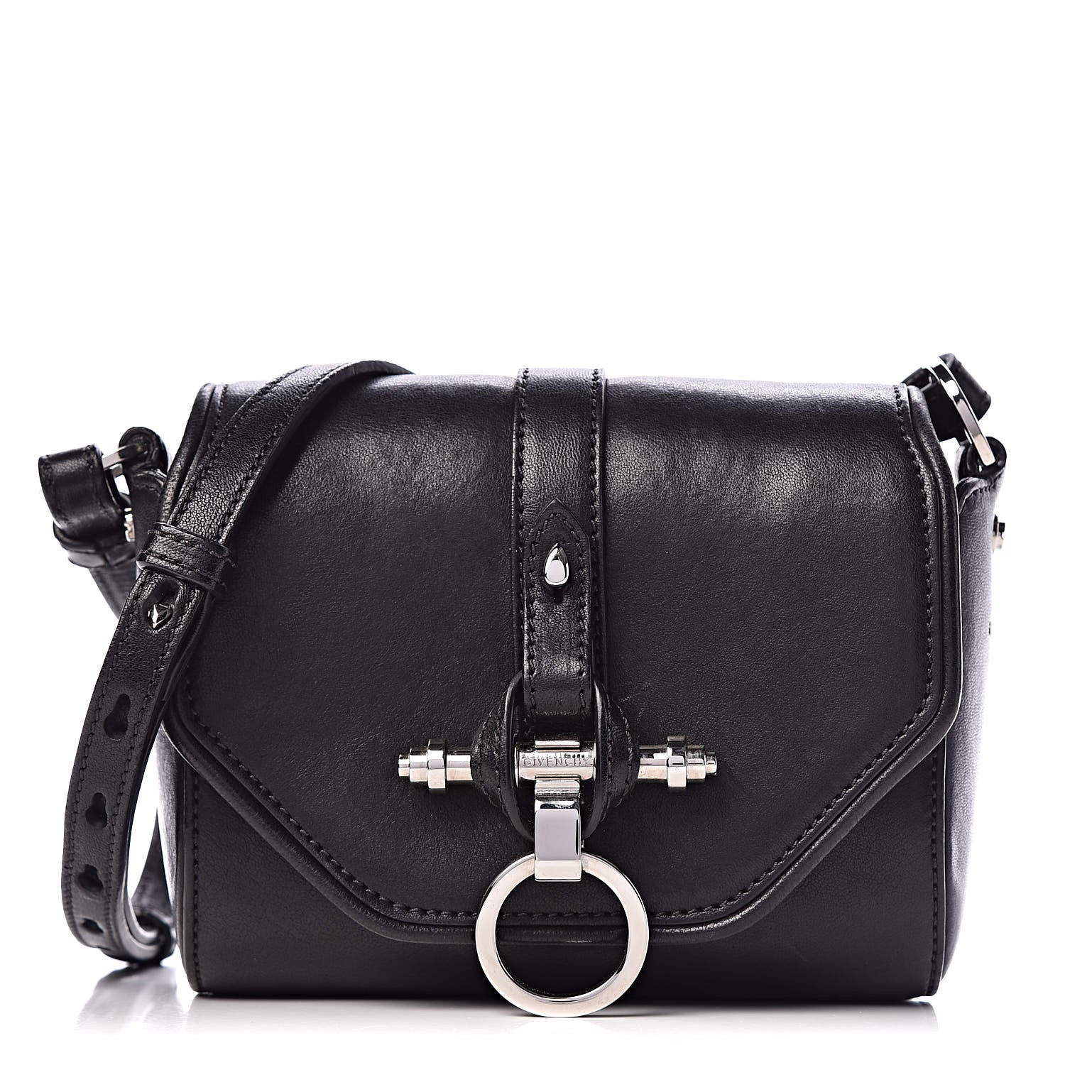 Givenchy Lambskin Obsedia Shoulder Bag Black 1 of 10
