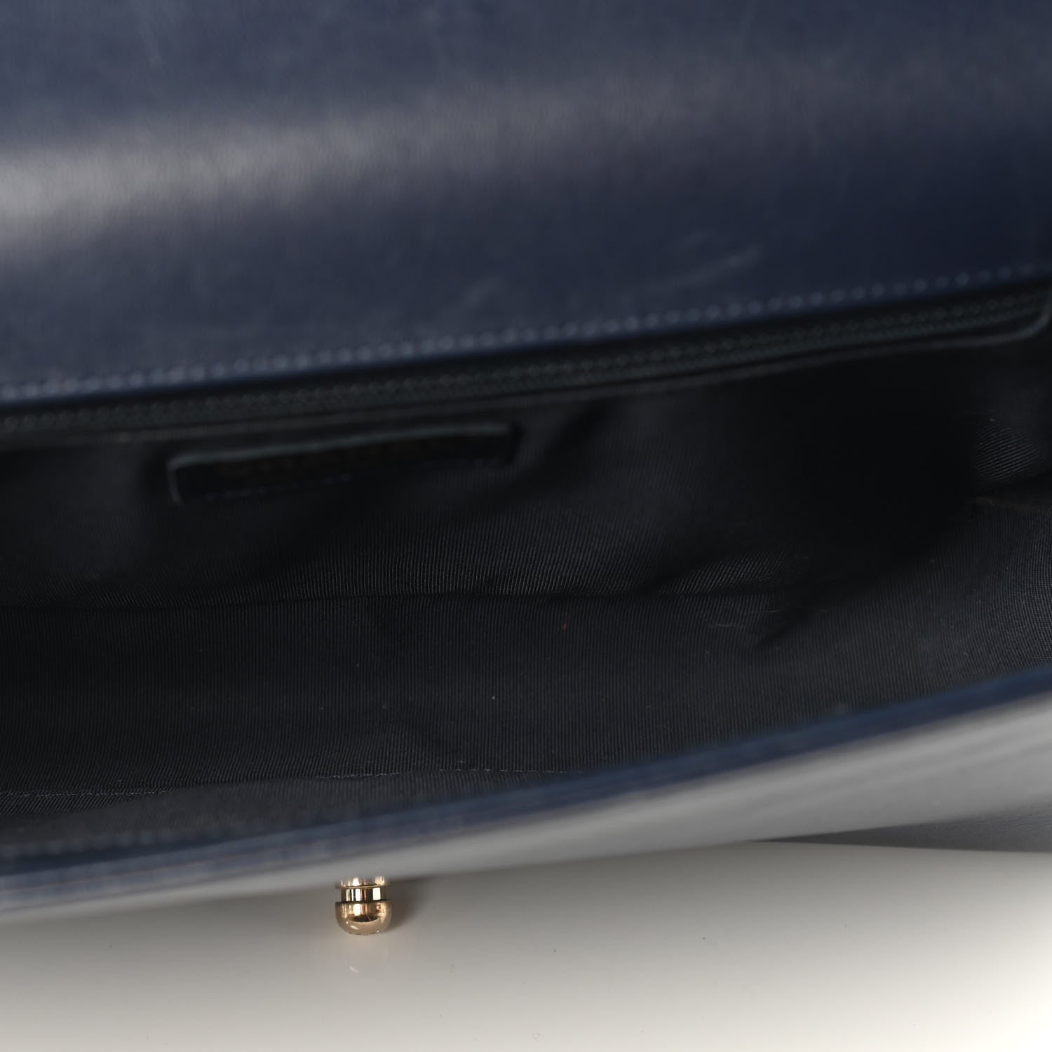Chanel Lambskin Quilted New Medium Boy Flap Navy 4 of 10
