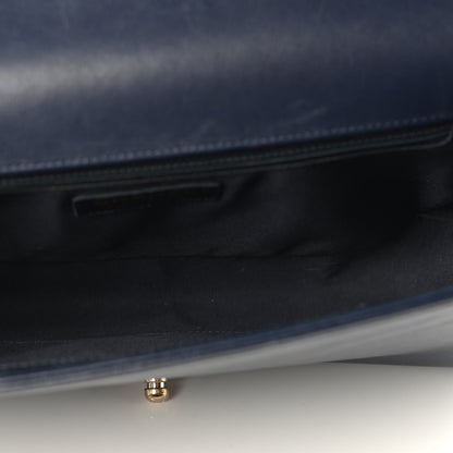 Chanel Lambskin Quilted New Medium Boy Flap Navy 4 of 10