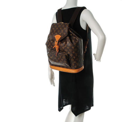 Louis Vuitton Monogram Montsouris GM Backpack 2 of 8