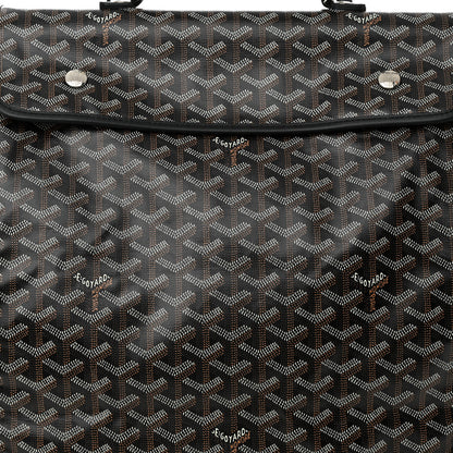 Goyard Goyardine Saint Leger Soft Briefcase Backpack Black 7 of 9