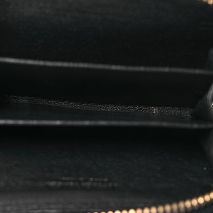 Bottega Veneta Nappa Intrecciato Zip Around Coin Purse Black 6 of 10