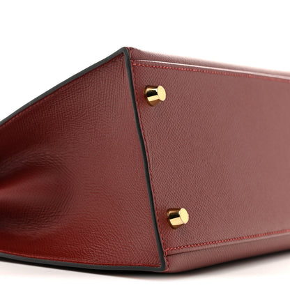 Hermes Epsom Kelly Sellier 28 Rouge H 9 of 14