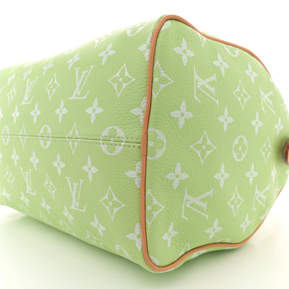 Louis Vuitton Calfskin Monogram Speedy P9 Bandouliere 30 Frozen Lime Vert Clair 11 of 11