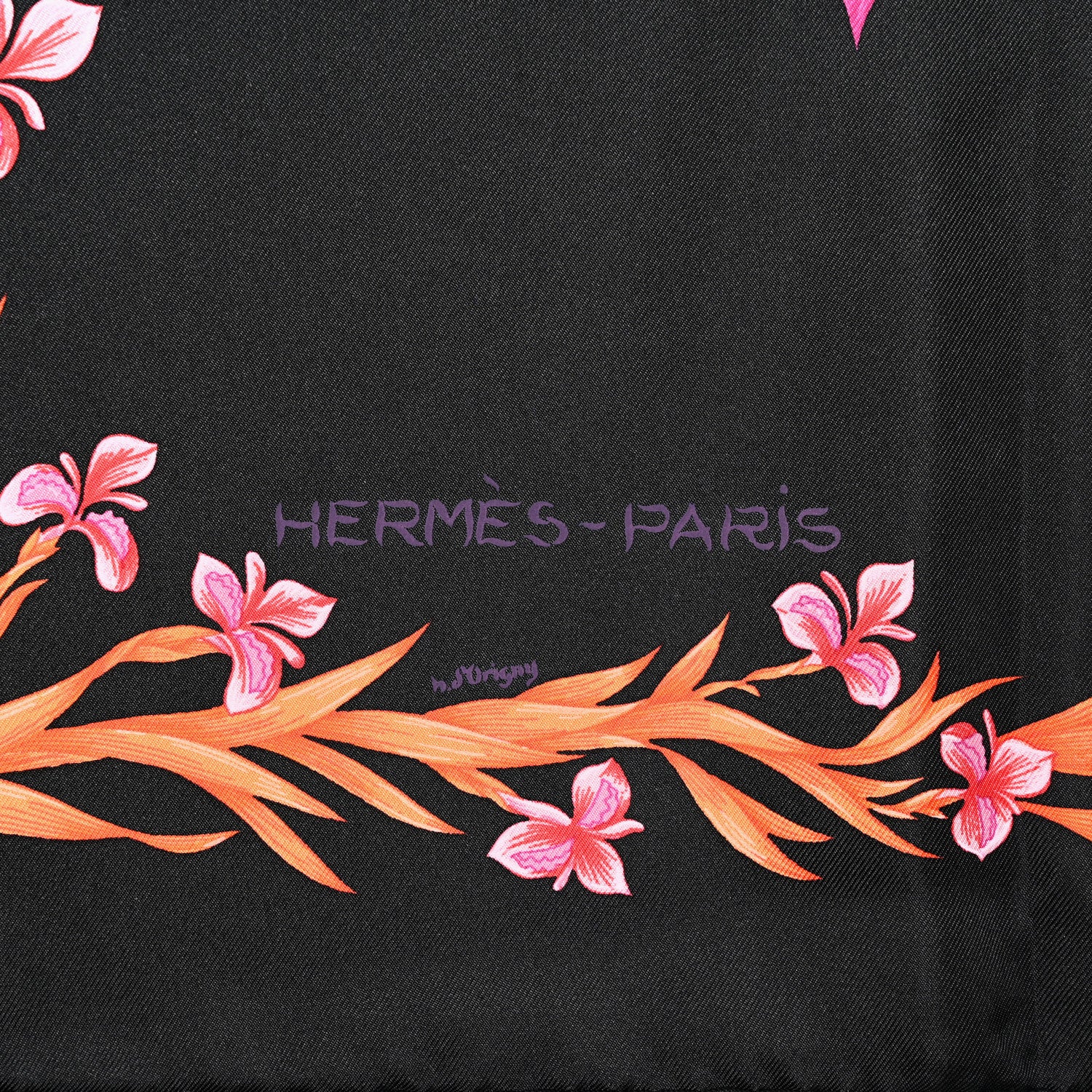 Hermes Silk Cheval Fleuri Scarf 90 2 of 5