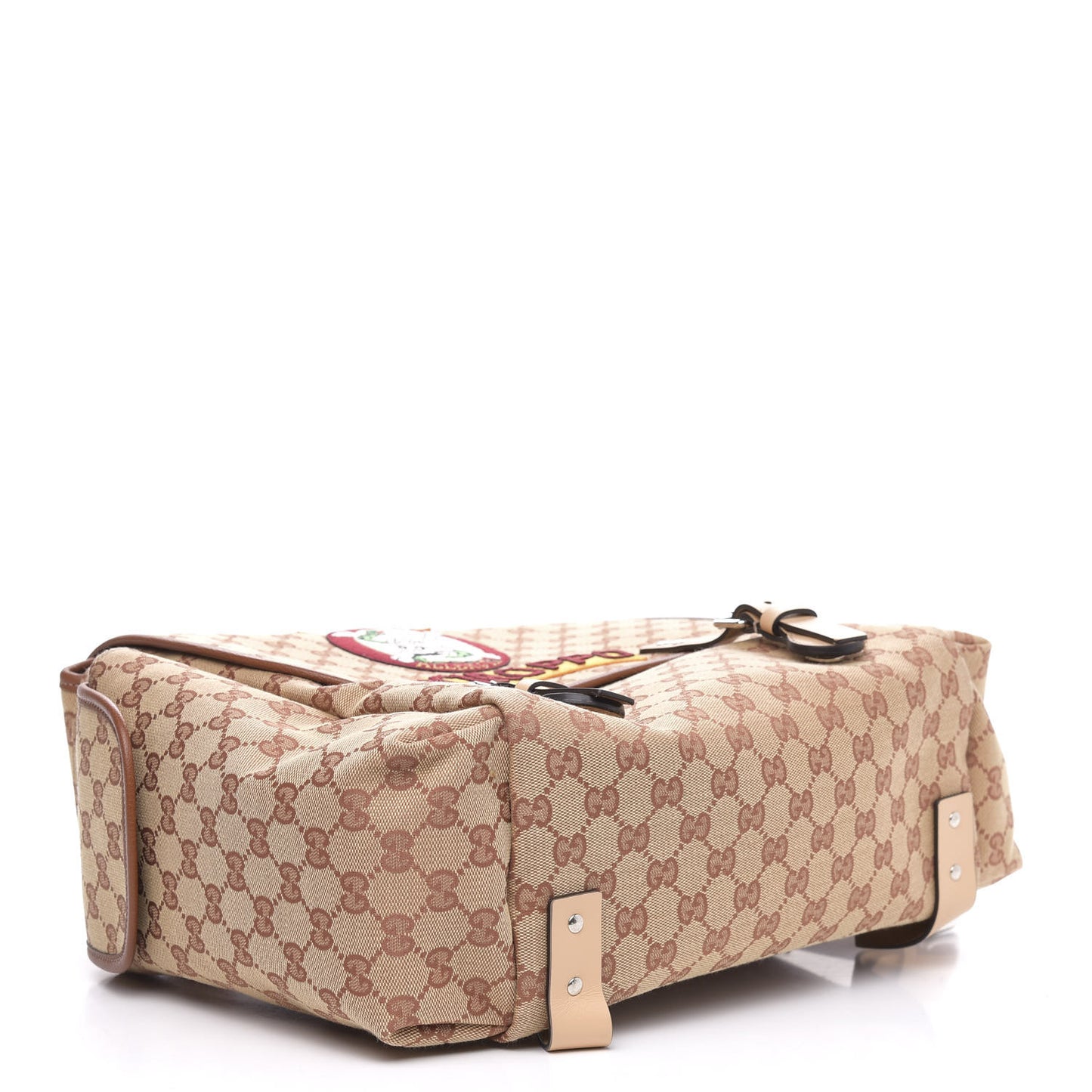 Monogram Childrens Sciroppo Patch Backpack Beige