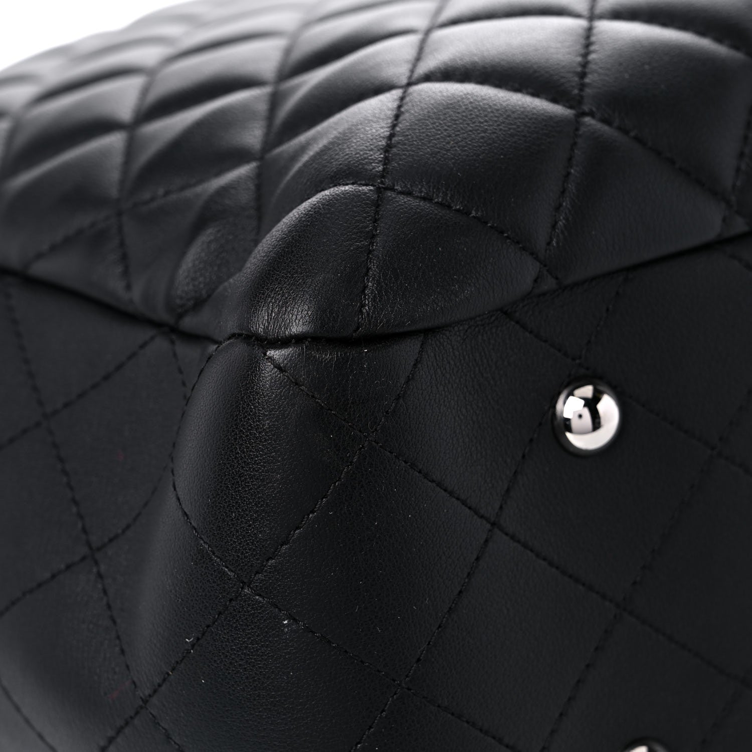 Chanel Calfskin Quilted Large Classic Shopping Tote Black 8 of 12