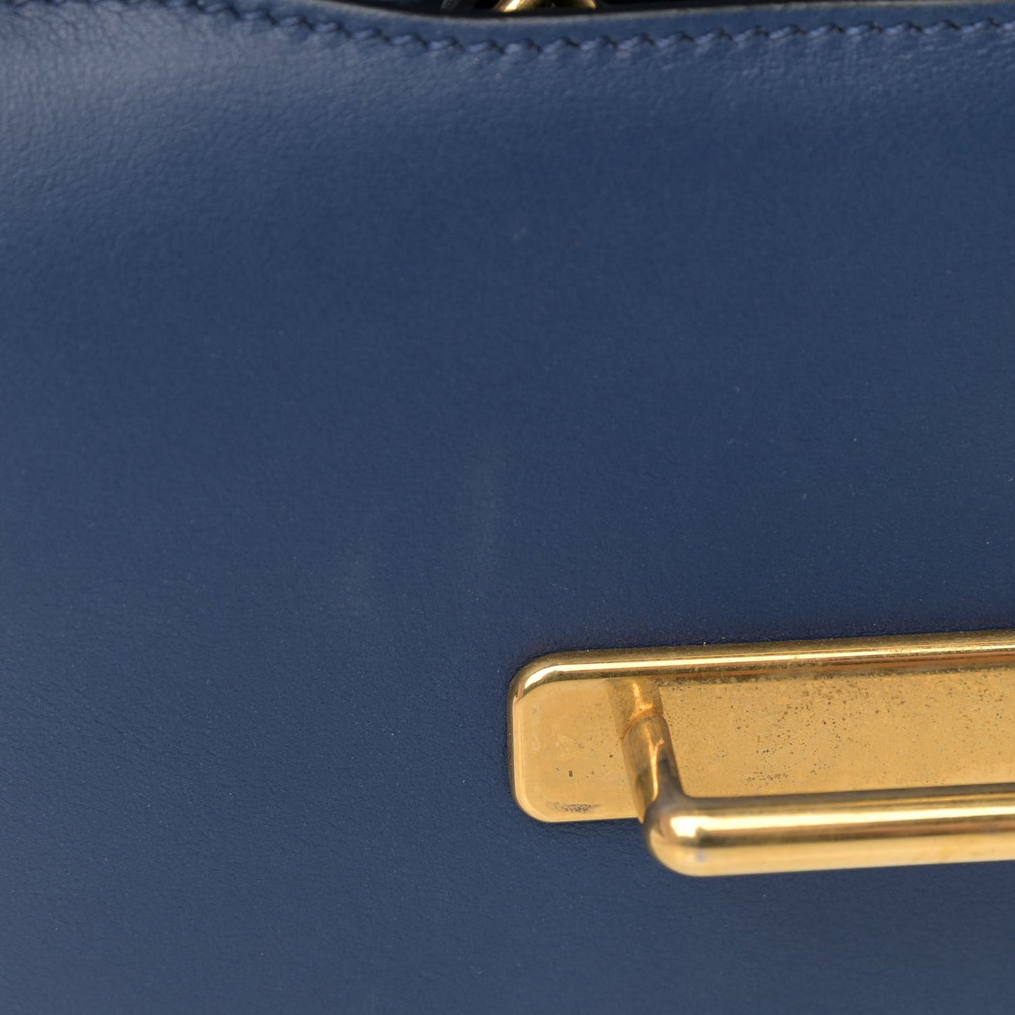 City Calf Saffiano Cahier Bag Bluette Black