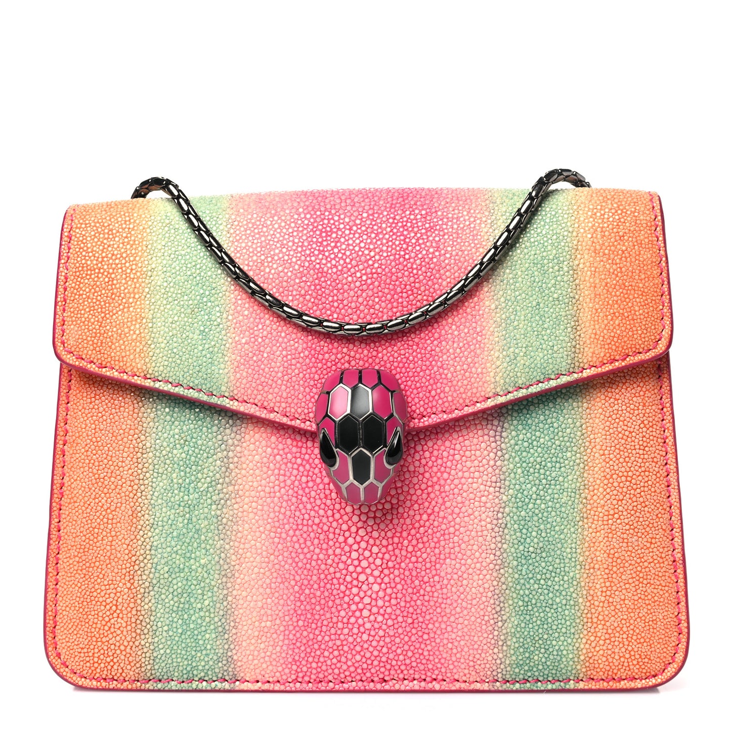 Galuchat Serpenti Forever Crossbody Bag