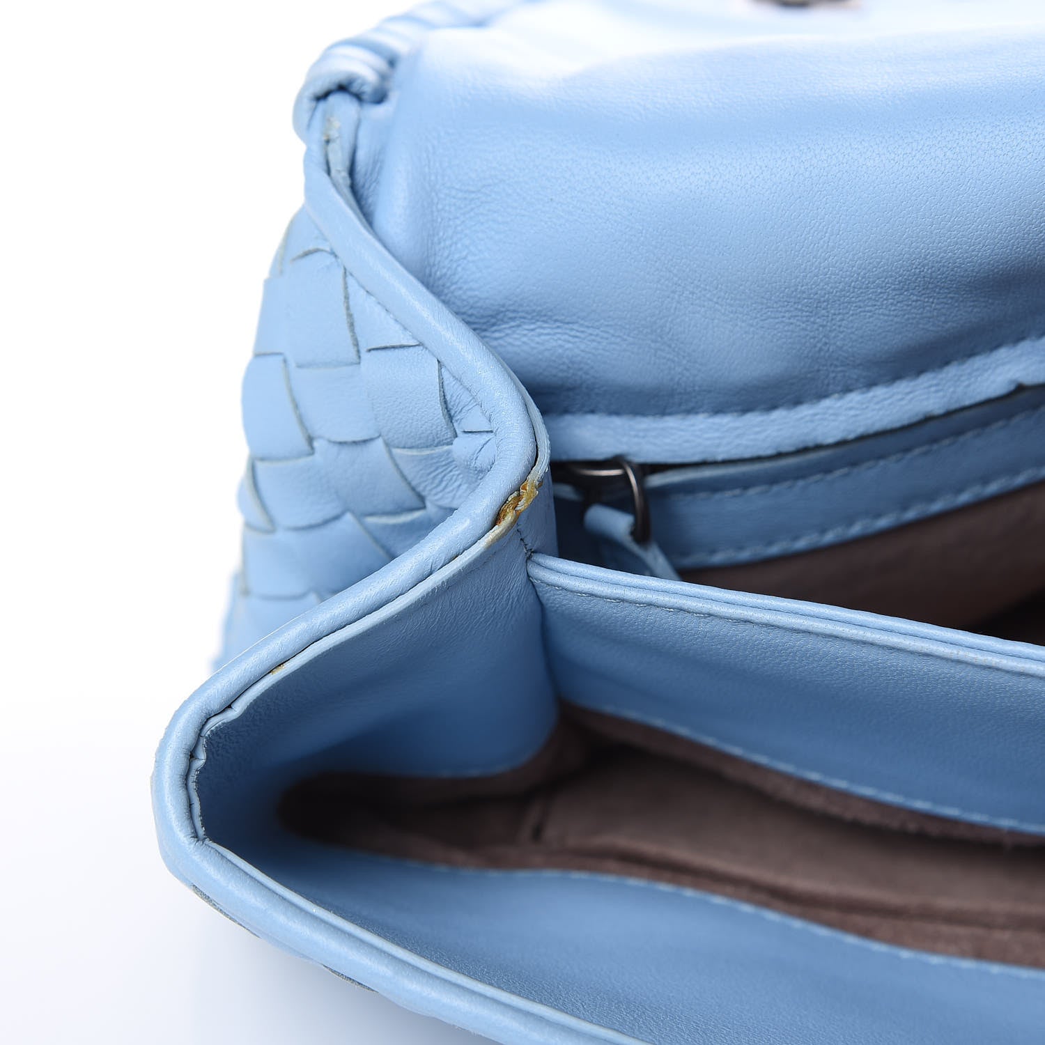 Bottega Veneta Nappa Intrecciato Large Olimpia Bag Light Blue 11 of 14