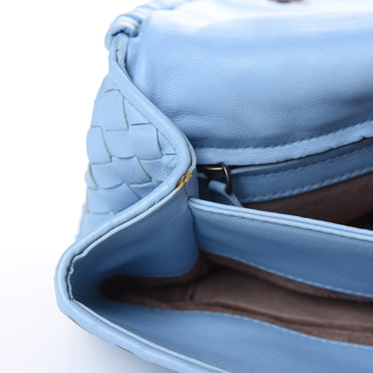 Bottega Veneta Nappa Intrecciato Large Olimpia Bag Light Blue 11 of 14
