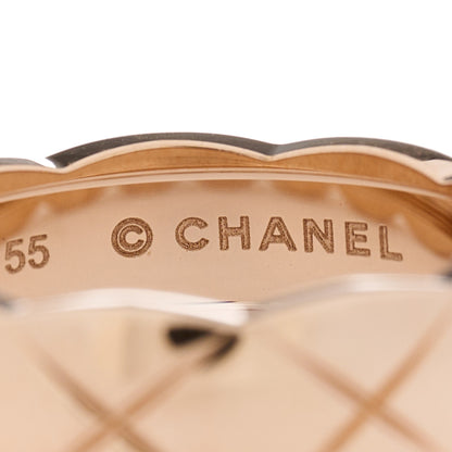 Chanel 18K Beige Gold Small Coco Crush Ring 55 7.25 7 of 9