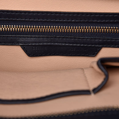 Celine Satin Calfskin Mini Tri-Color Luggage Anthracite 6 of 17