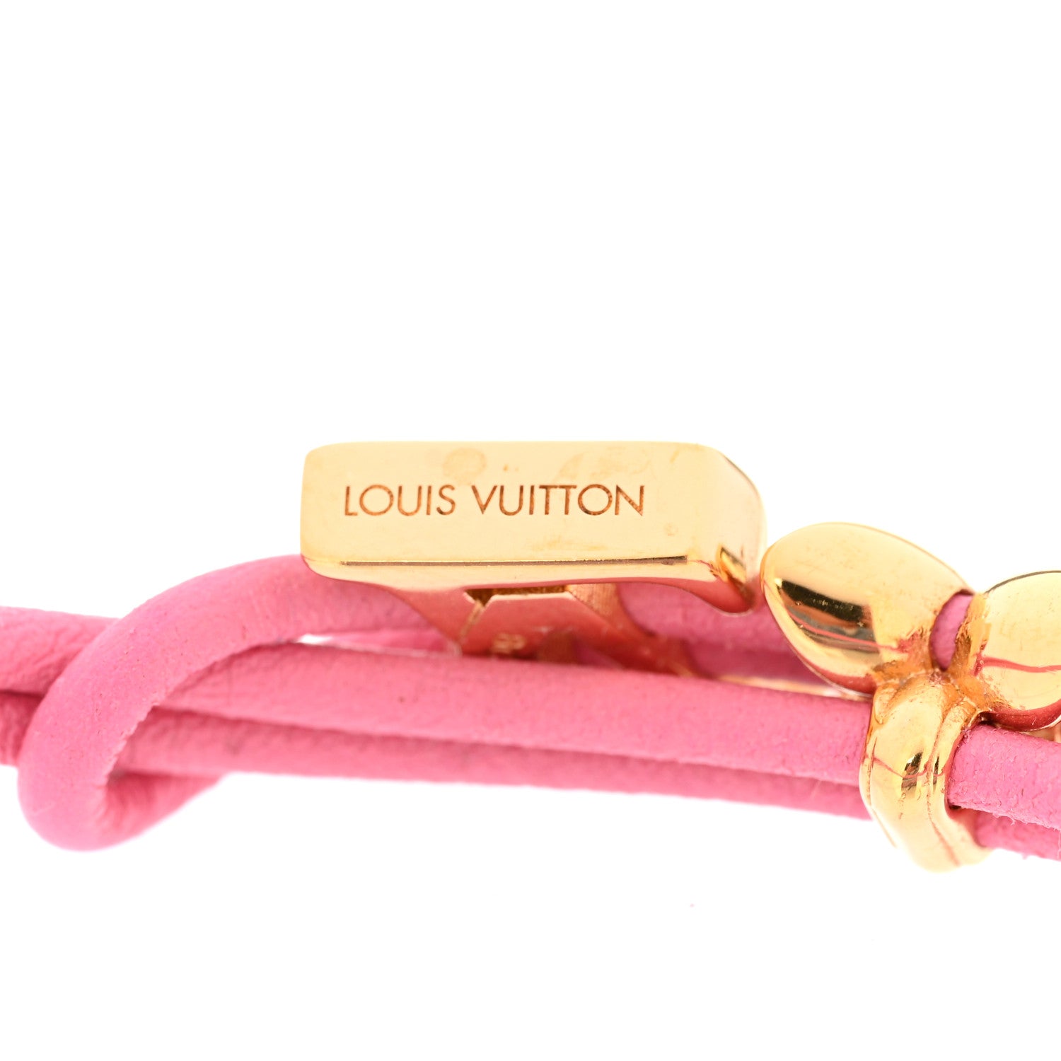 Louis Vuitton Calfskin Bloom Bracelet Pink 3 of 4