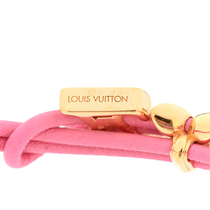 Louis Vuitton Calfskin Bloom Bracelet Pink 3 of 4