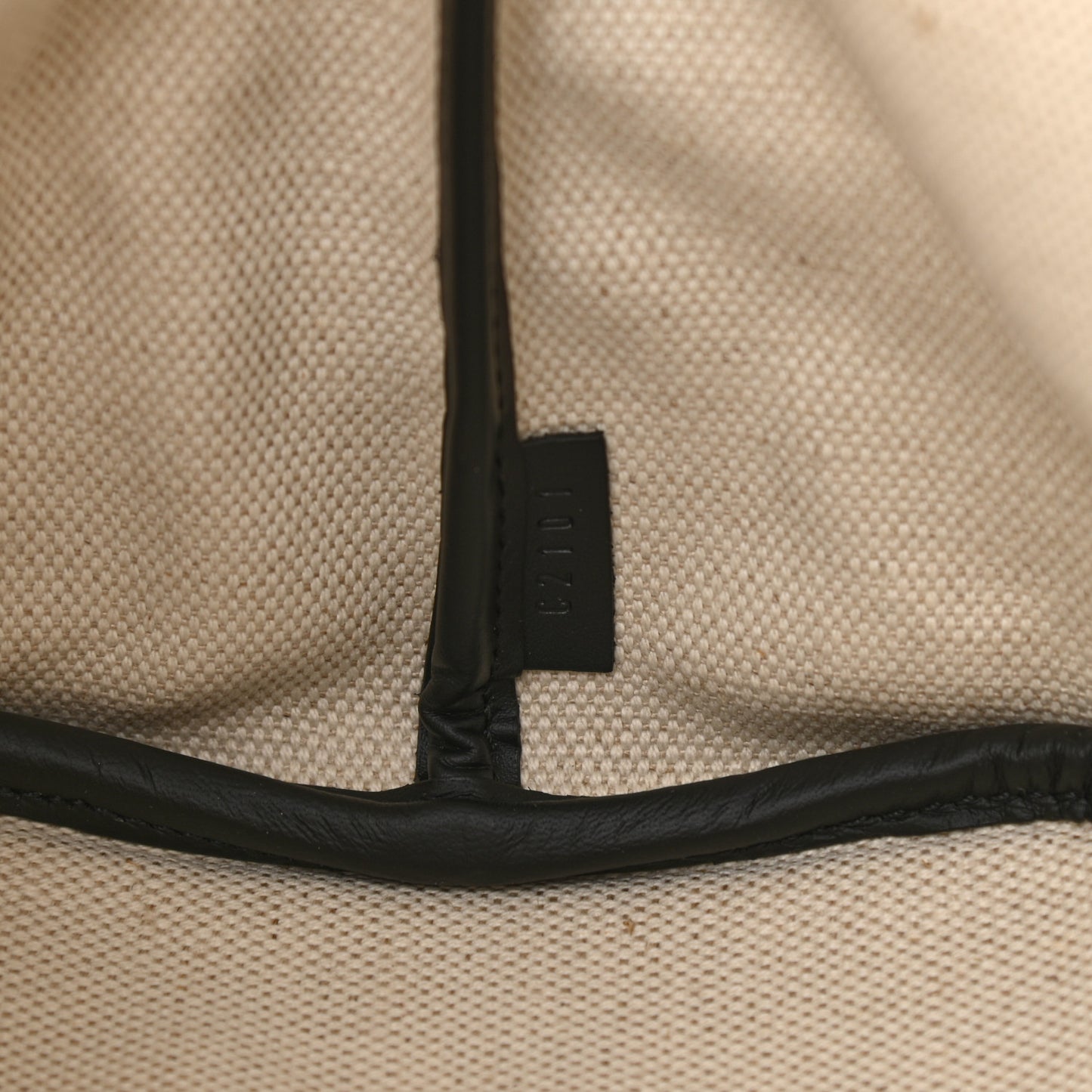 Grained Calfskin Canvas 1920 Oh! Tote Ruban MM Carbon Silver