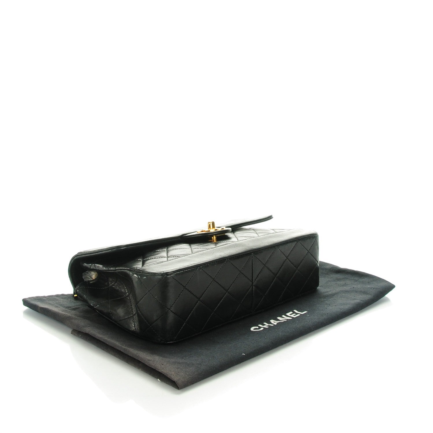 Chanel Lambskin Quilted Small Single Flap Black 4 of 8