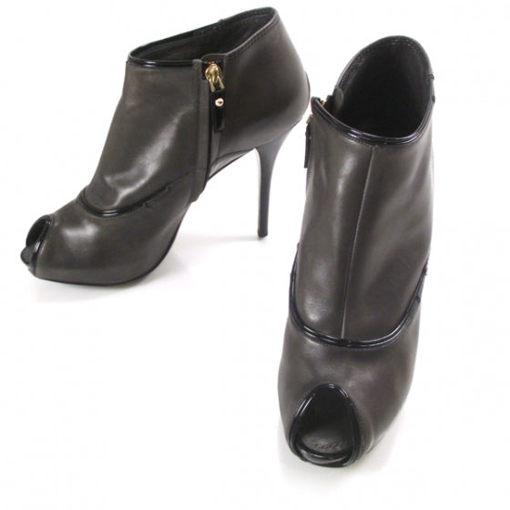 Louis Vuitton Leather Intense Low Boots 39 Gris 1 of 8