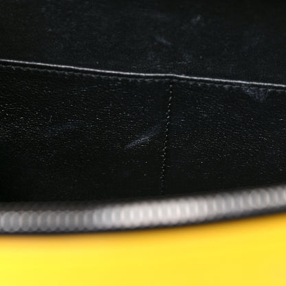 Celine Smooth Calfskin Small Tri-Color Edge Shoulder Bag Yellow 19 of 23