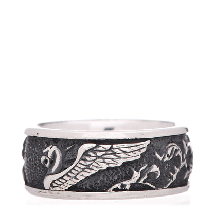 David Yurman Sterling Silver Petrvs Griffin Ring 55 7.5 4 of 7