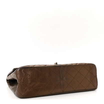 Chanel Metallic Aged Calfskin Quilted 2.55 Reissue 227 Flap Bronze 4 of 10