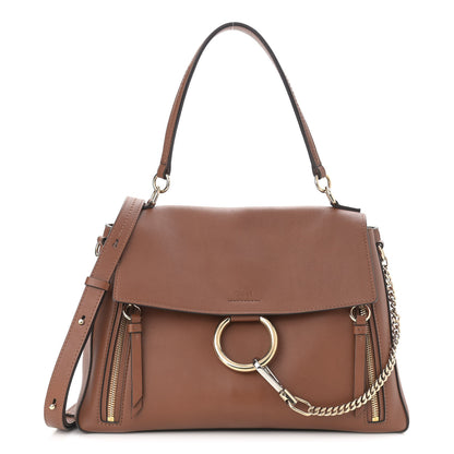 Chloe Calfskin Medium Faye Day Shoulder Bag Tan 1 of 10