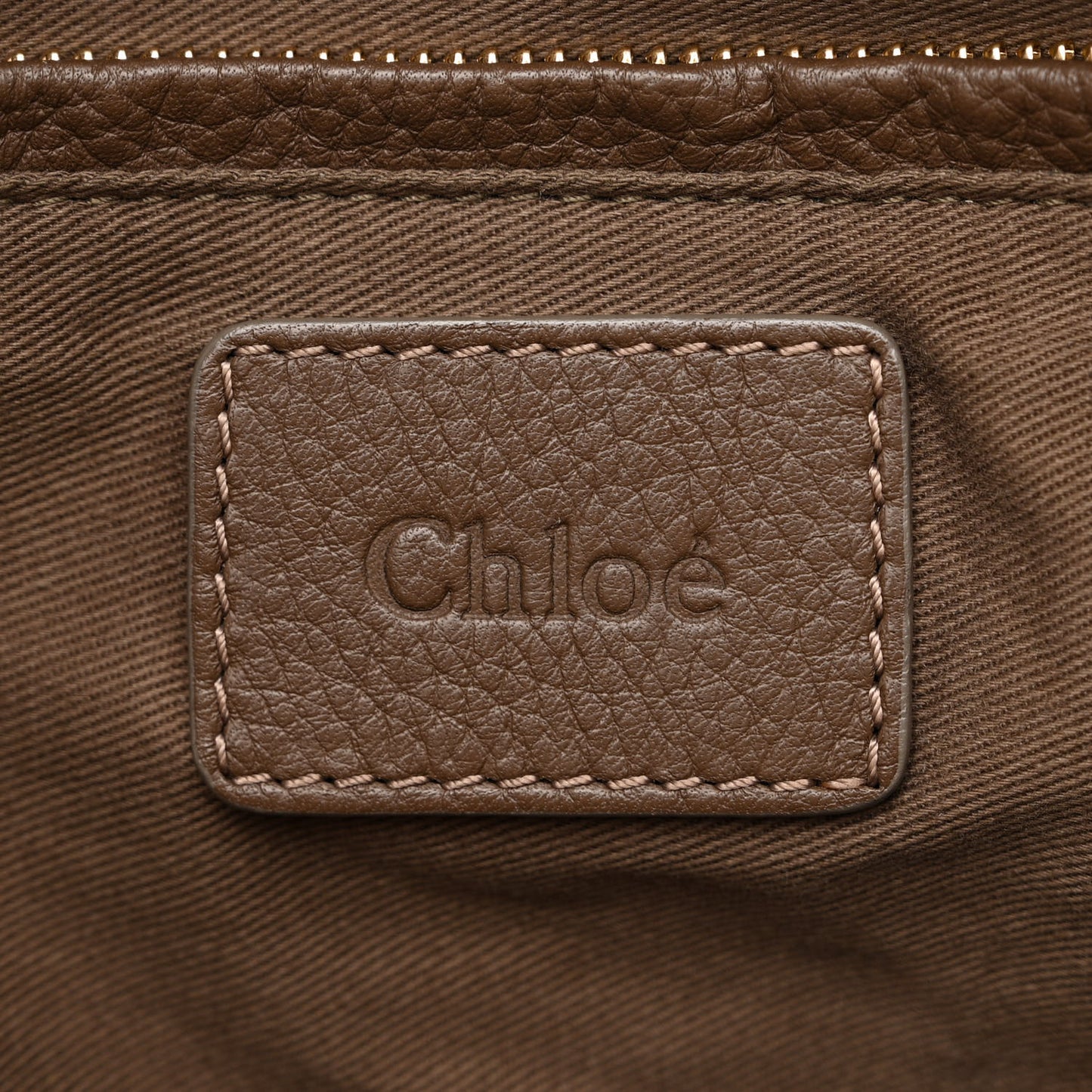Calfskin Medium Marcie Satchel Brown Seed