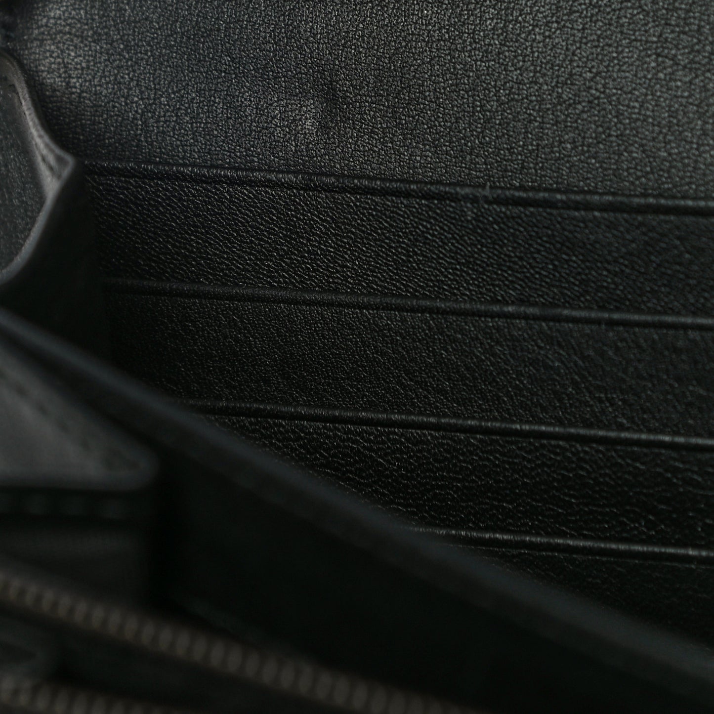 Velvet Matelasse GG Marmont Chain Wallet Black