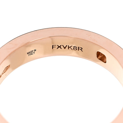 Bulgari 18K Rose Gold Diamond B.Zero1 Essential Band Ring 55 7.25 5 of 6