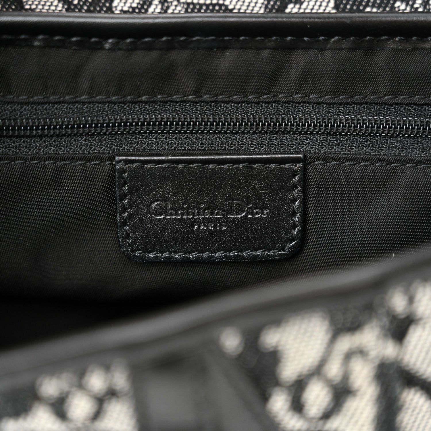 Christian Dior Monogram Saddle Bag Blue 6 of 11