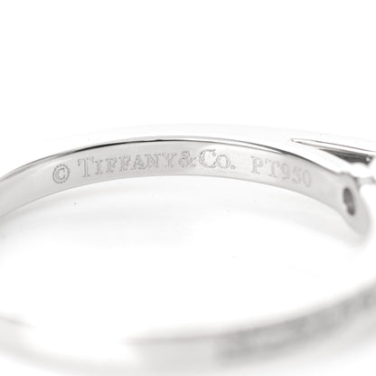 Tiffany Platinum Diamond .25ctw Grace Engagement Ring 47 4 5 of 5