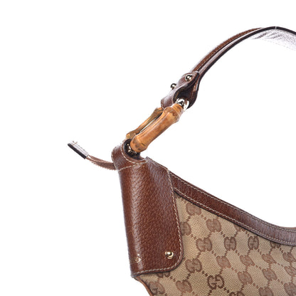 Gucci Monogram Bamboo Ring Hobo Brown 17 of 17