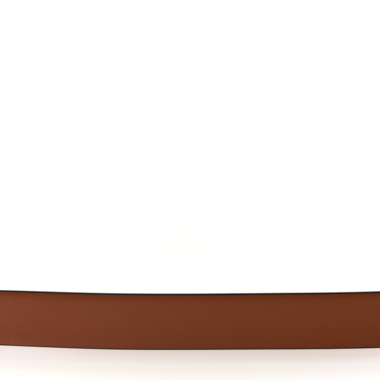 Glossy Calfskin VLogo Reversible 30mm Belt 95 38 Saddle Brown Black