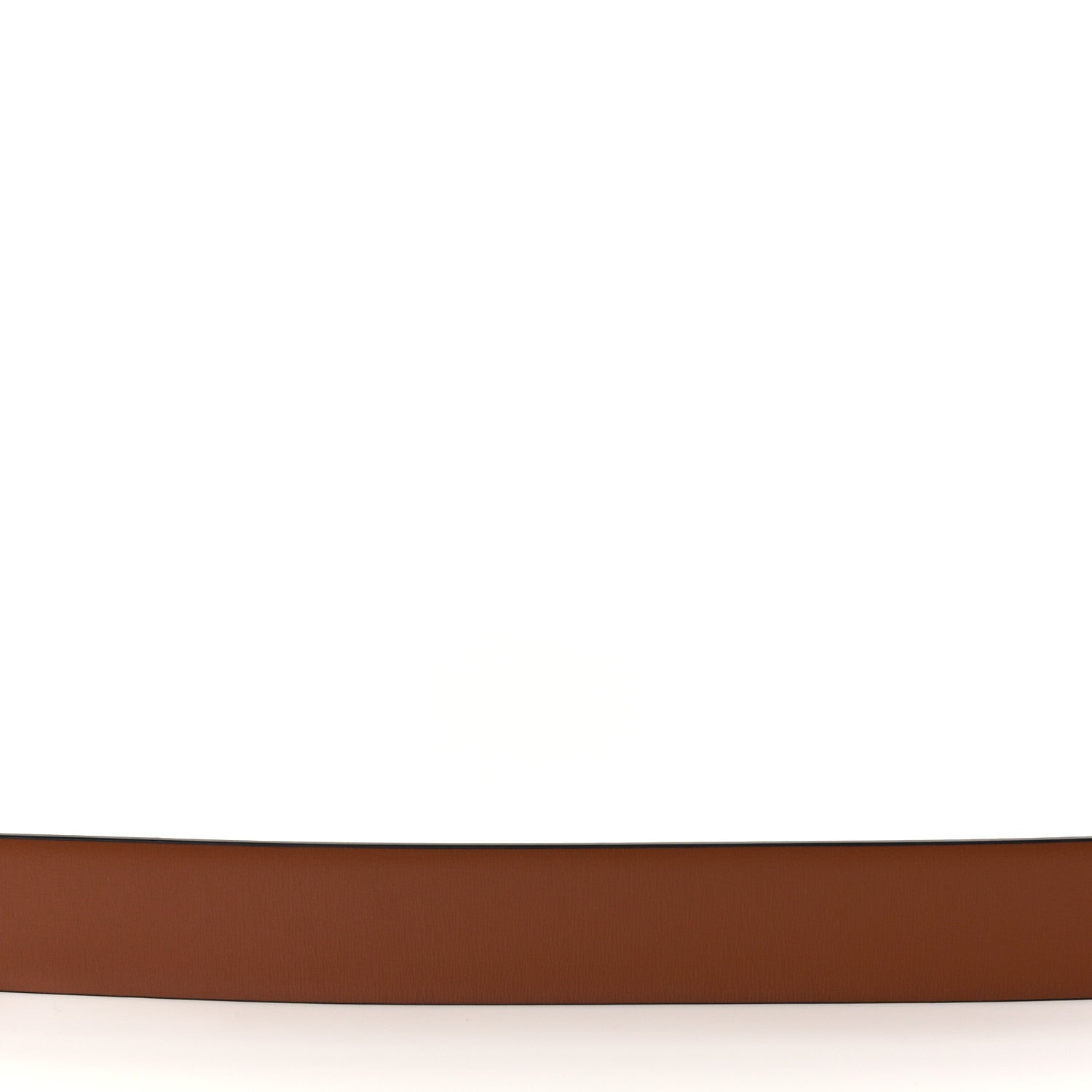 Valentino Garavani Glossy Calfskin VLogo Reversible 30mm Belt 95 38 Saddle Brown Black 6 of 7