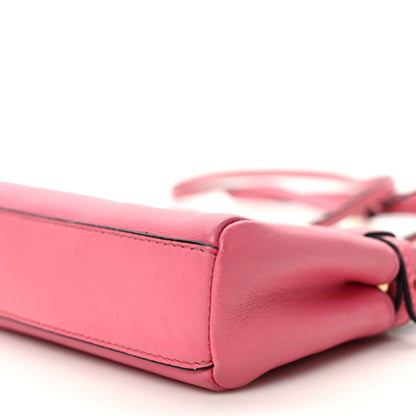 Fendi Shiny Nappa Micro Peekaboo Iconic Satchel Rosa Fluo 8 of 8