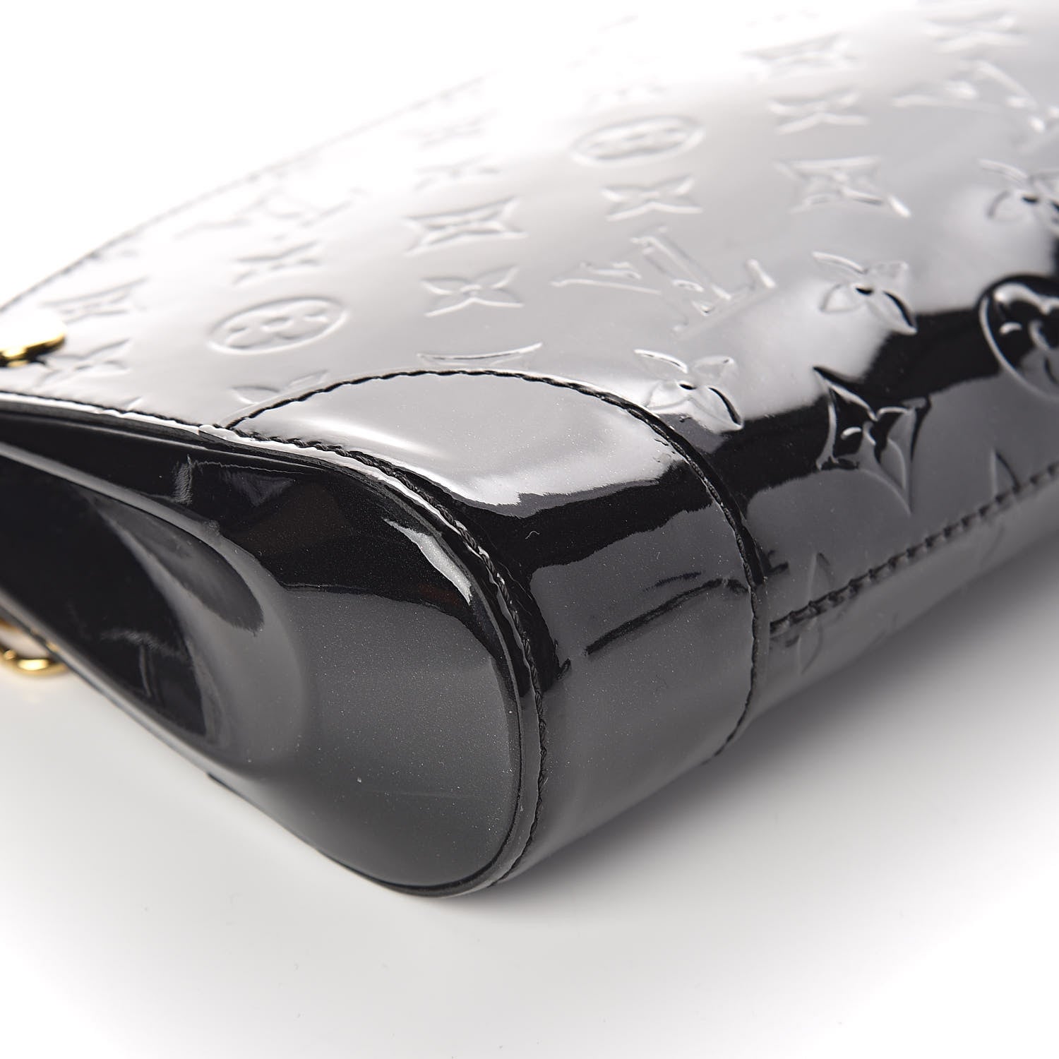 Louis Vuitton Vernis Santa Monica Clutch Noir Magnetique 7 of 8