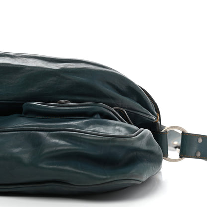 Christian Dior Calfskin Medium Gaucho Double Saddle Bag Dark Blue 11 of 21