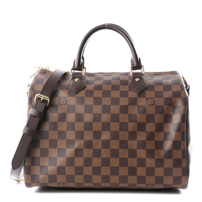 Louis Vuitton Damier Ebene Speedy Bandouliere 30 1 of 11