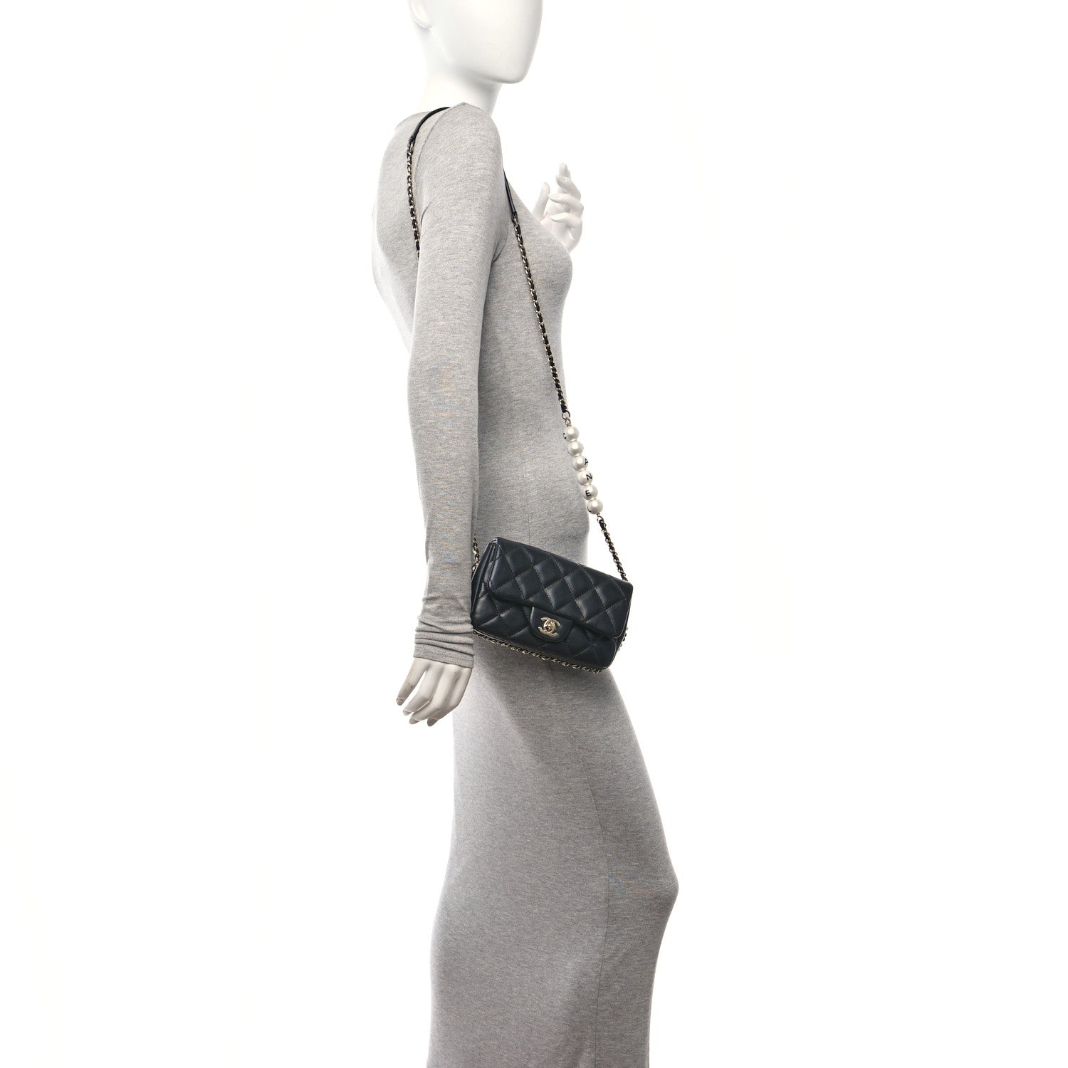 Chanel Lambskin Quilted Mini My Precious Flap Black 2 of 11