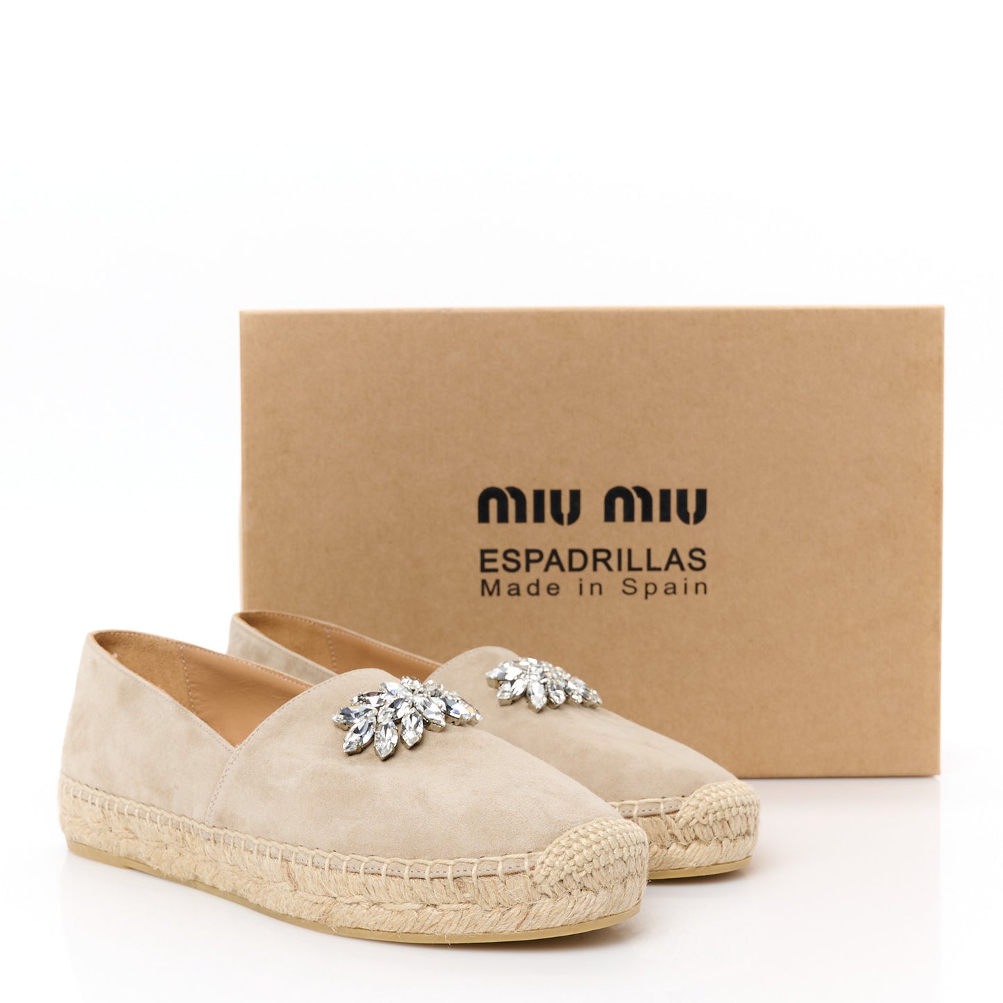 Camoscio Crystal Espadrilles 37 Corda