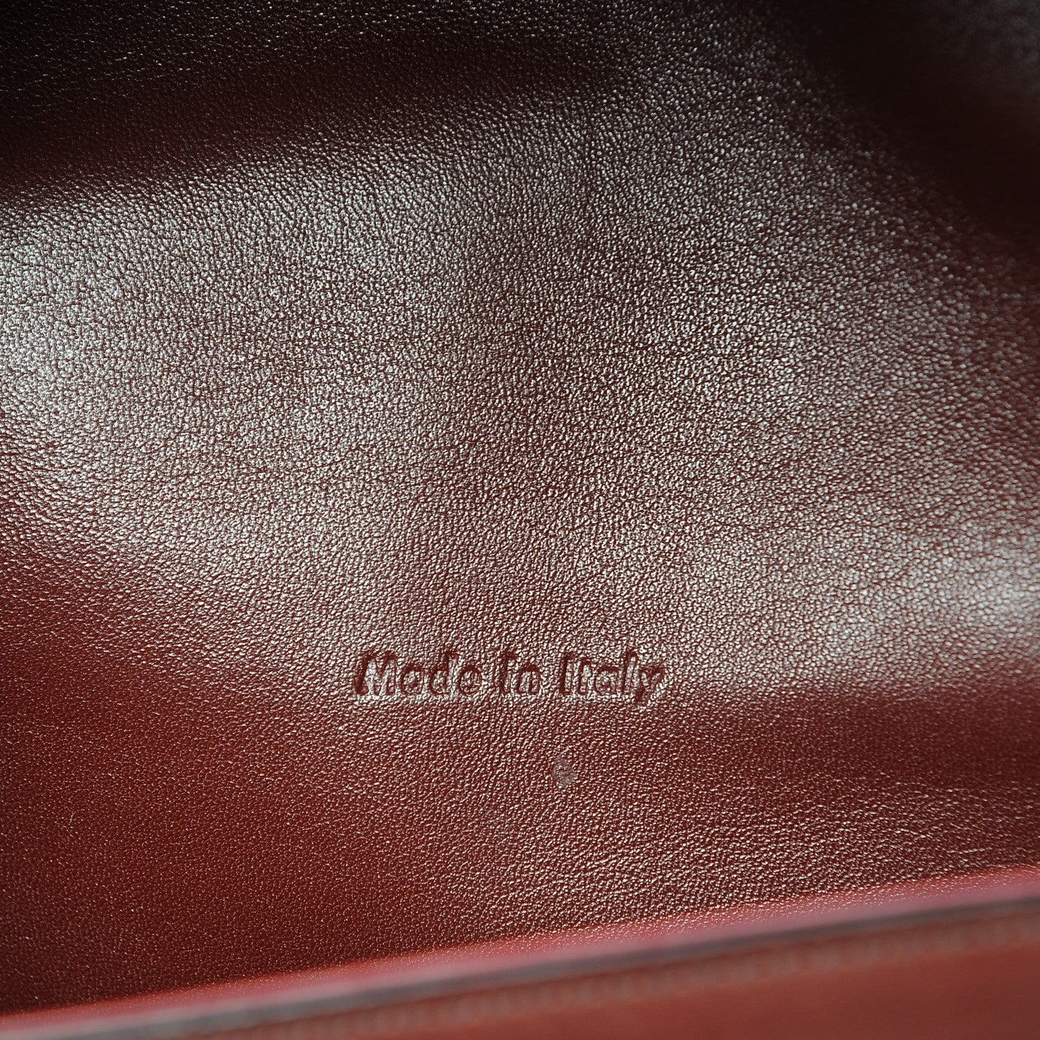 Celine Natural Calfskin Medium Trotteur Burgundy 6 of 8