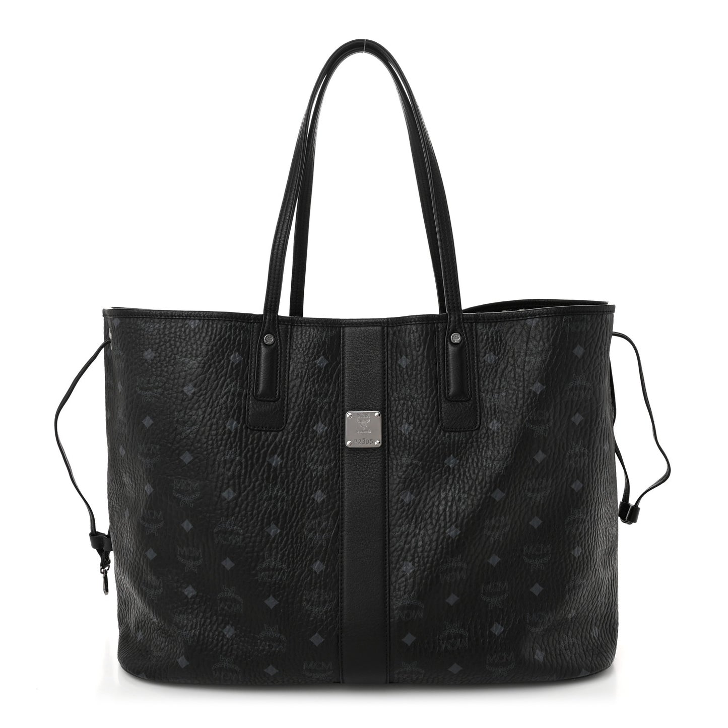 Visetos Large Liz Reversible Shopper Tote Black