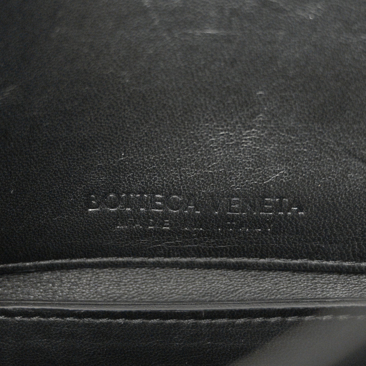 Calfskin Mount Envelope Bag Black